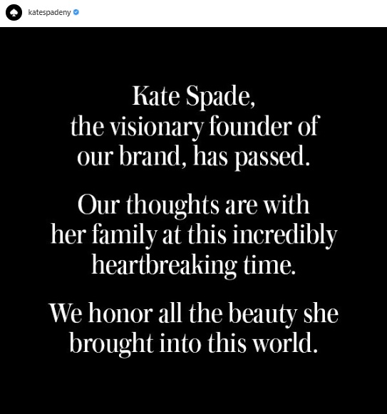 Remembering Innovator and Designer Kate Spade